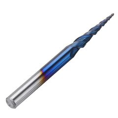 NACO-blue 2 Flutes Ball Nose End Milling Cutter R0.25/ R0.5/ R0.75/ R1.0 *15*D4*50 Milling Cutter
