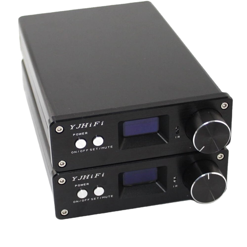 2.0 Optical Fiber Coaxial USB Digital Machine STA326 OLED Power Amplifier 50W+50W