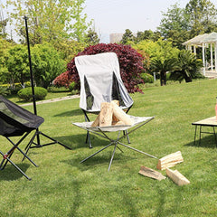 56*56*43cm Large Picnic Wood Fire Bonfire Stove Small Raw Carbon Stove Outdoor Camping Self-driving Tour Portable Storage