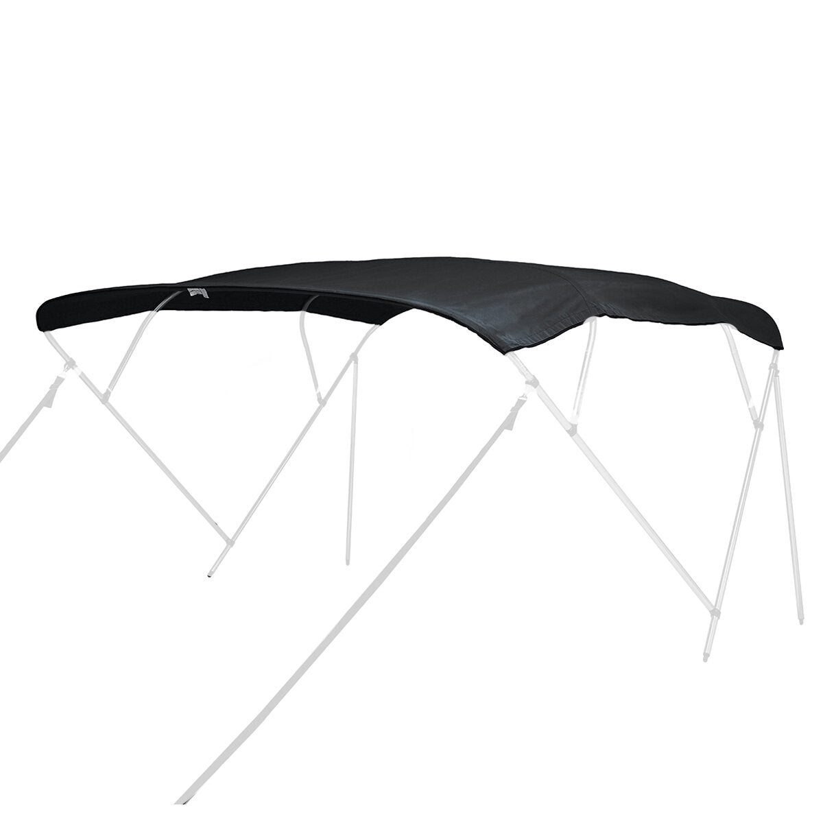 Boat Pontoon 4 Bow Bimini Top Replacement Canvas with Zippered Pockets No Frame