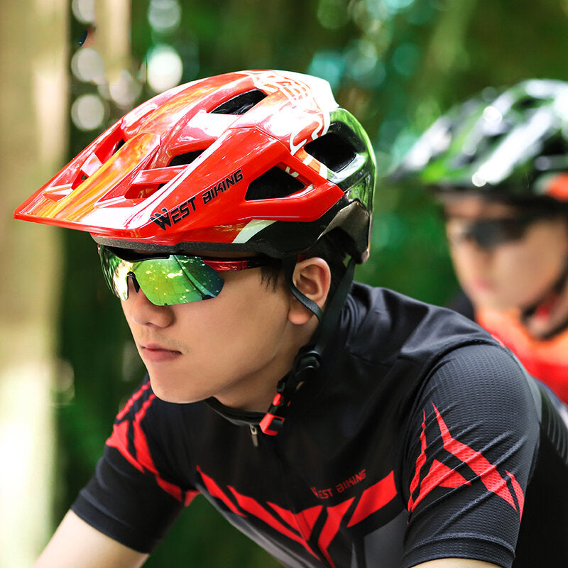Bicycle Helmet Cycling Helmet Adjustable Comfortable Mountain Road Bike Protective Helmet Outdoor Cycling Equipment