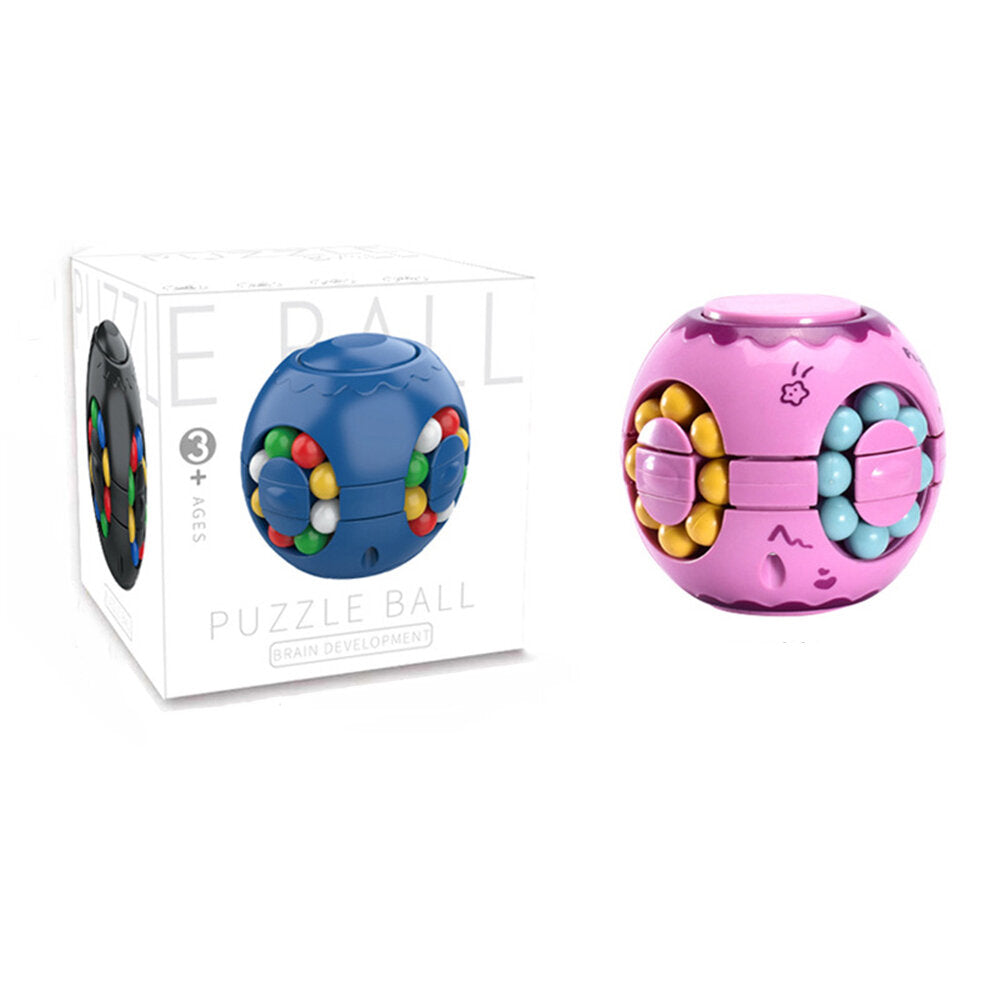 Fingertip Magic Bean Stress Relief Rotating Gyroscope Round Cube Toys Children Adult Educational Puzzle Toys