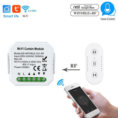 WIFI Curtain On-off Device RF Radio Frequency Voice Control Timing Function Intelligent Switch Module