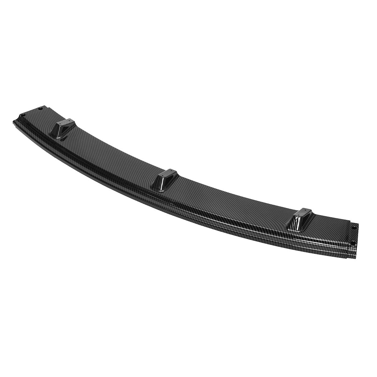 Carbon Black Front Bumper Lip Body Protector Kit Spoiler