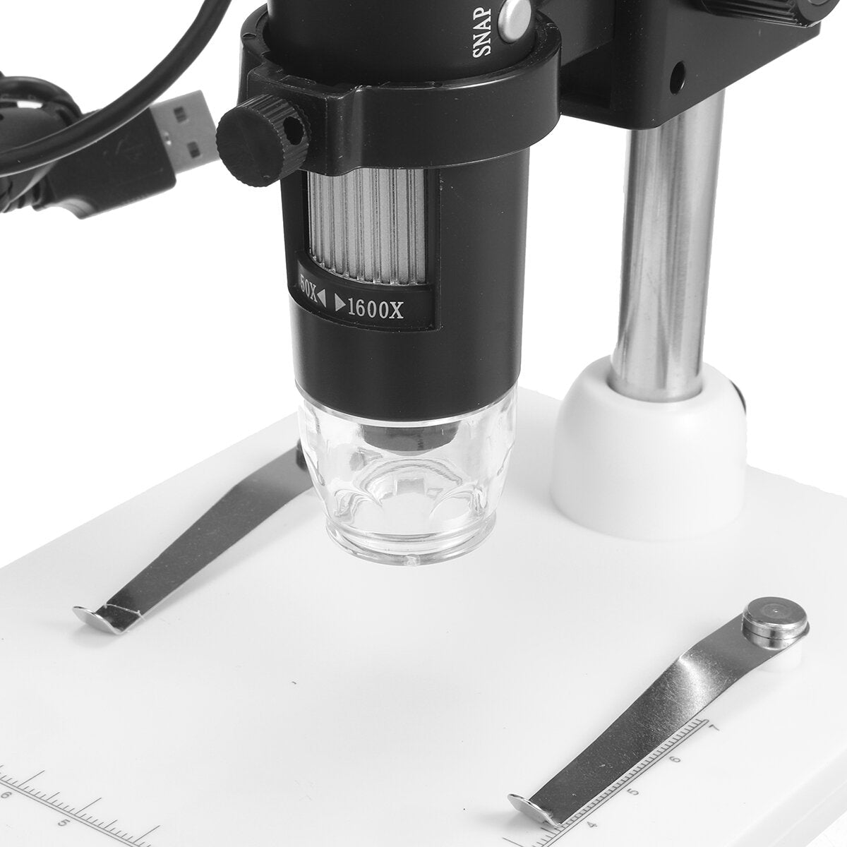 USB 3 in 1 Digital Microscope Endoscope HD 1080P Magnifier 1600X 8LEDCamera with Stand