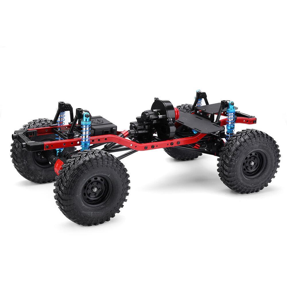 4WD Pre-assembled CNC Frame RC Car Crawler Parts Straight Bridge Version