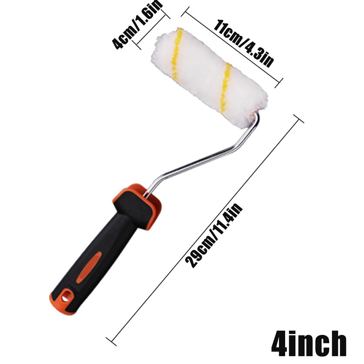 4/8Pcs Paint Roller Kit Painting Runner Brush Home Club Scene Decoration