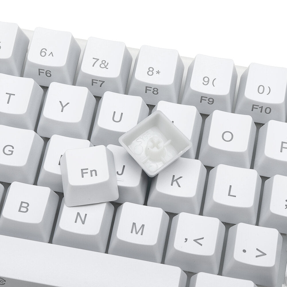 Mechanical Keyboard 66 Keys Gateron Switch Hot Swappable Tyce-C Wired RGB Backlit Gaming Keyboard with Crystalline Base for PC Laptop