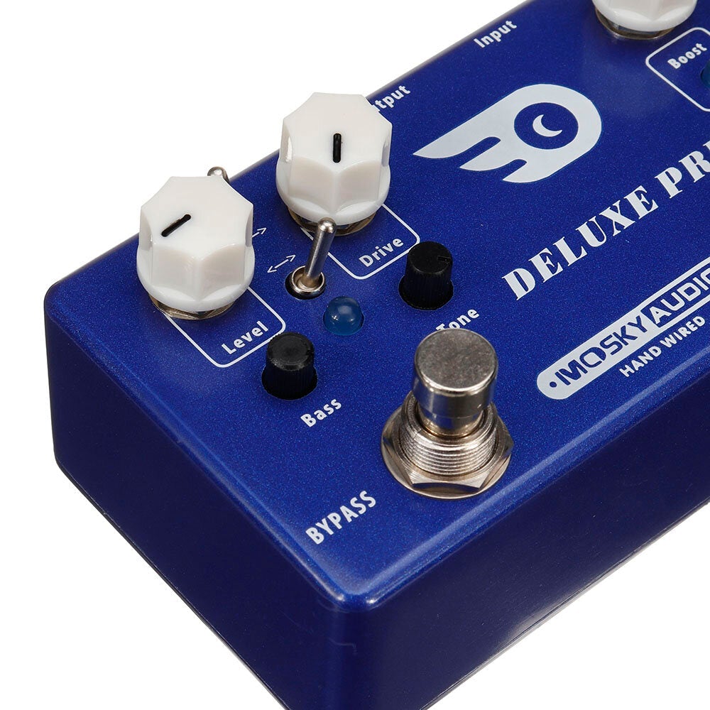 Guitar Effect Pedal 2 In 1 Boost Classic Overdrive Effects Metal Shell With True Bypass Guitar Accessories