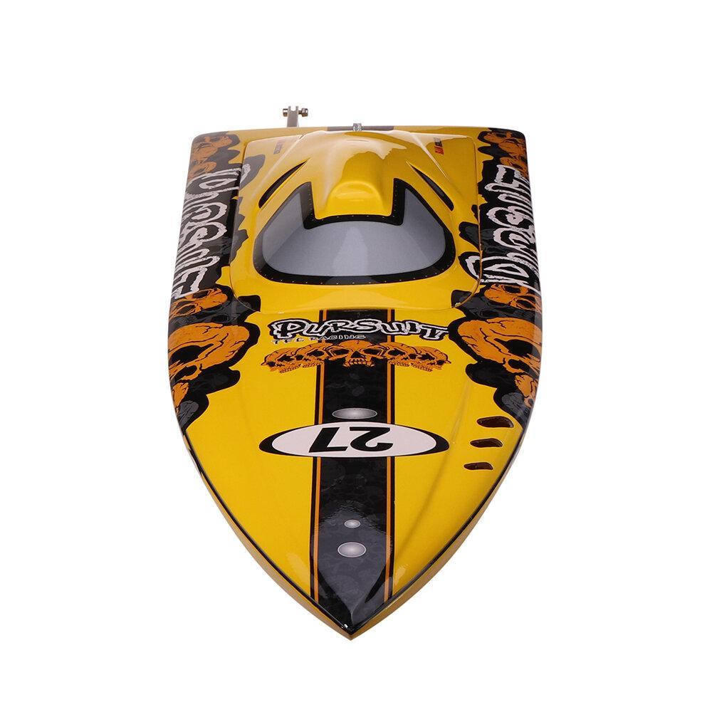 Pursuit Fiberglass 82cm Brushless RC Boat Anti-Capsize 120A ESC without Servo Transmitter Battery Charger