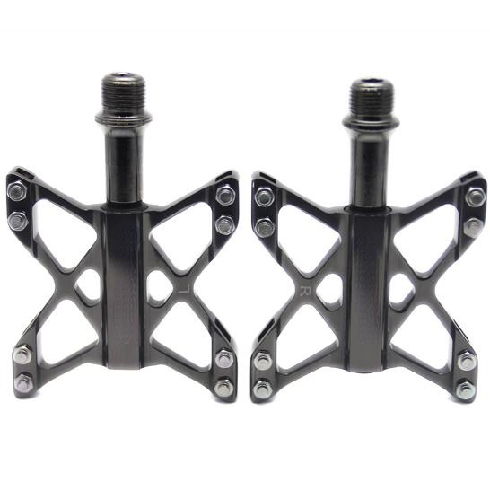Ultralight MTB BMX Mountain Pedals 3 Bearings Platform Pedals CNC AL6061+ Cr-Mo Axis 240g