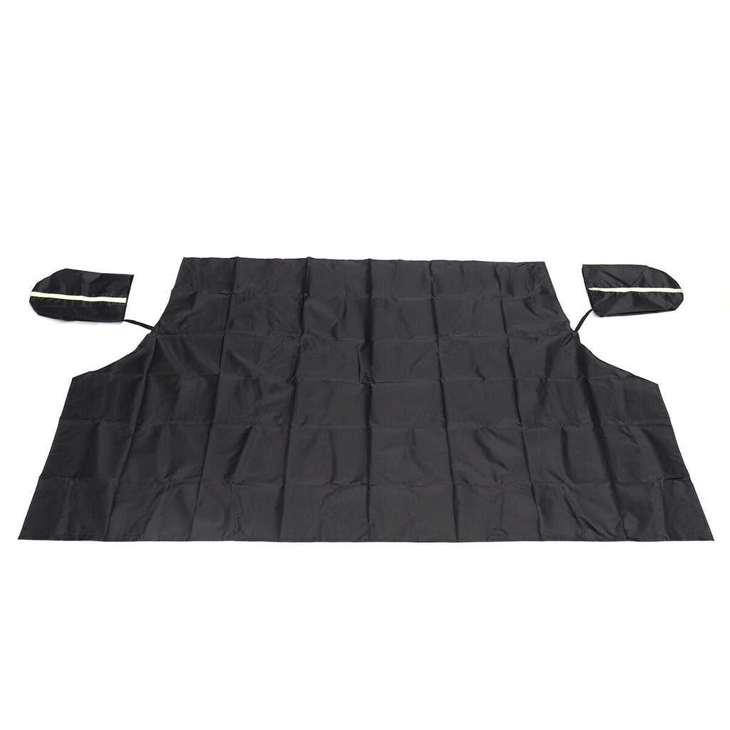 Magnetic Car Windshield Snow Cover Sun Dust Ice Frost Protector Shield Green 210x123.5x146cm