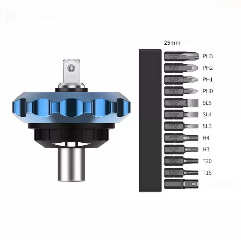 Palm Thunder Ratchet Screwdriver Bit Set Cross Hexagon Socket Strong Magnetic Screwdriver Bit