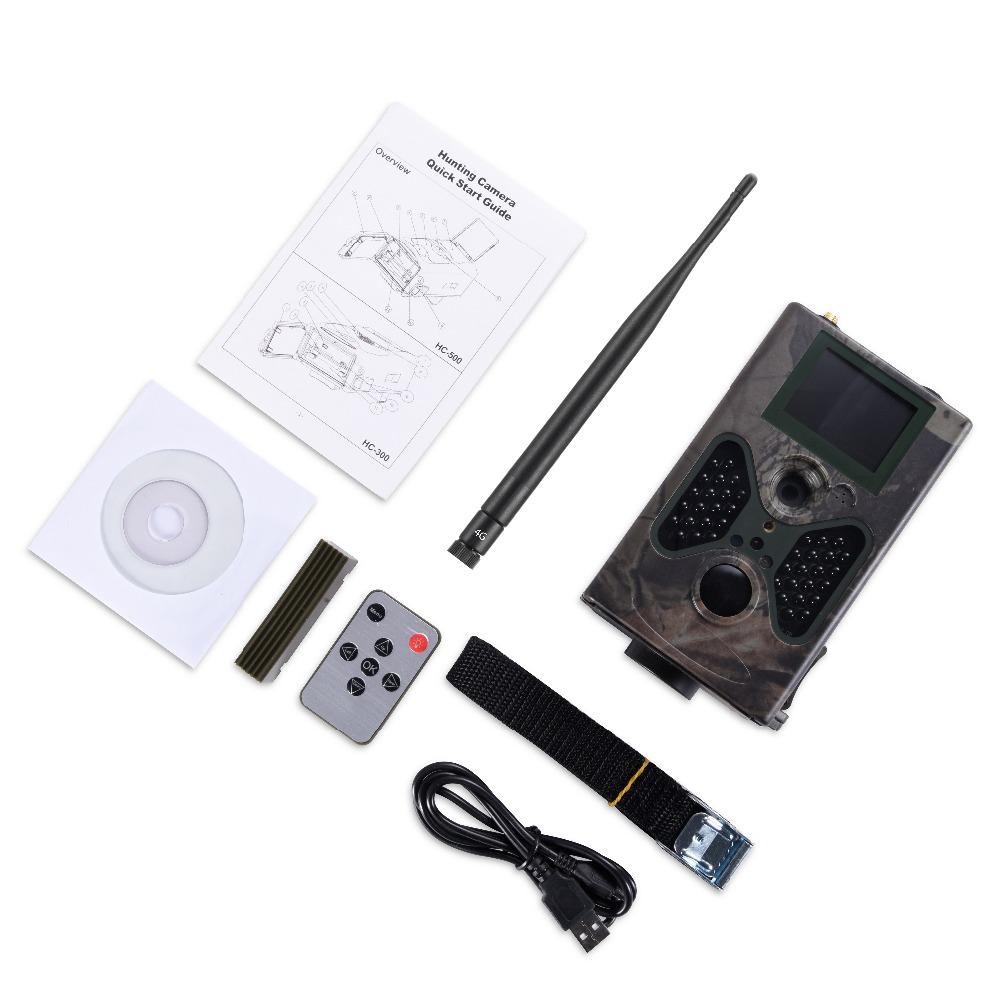 Waterproof 4G 16MP 1080P SMTP SMS Infrared Wildlife Trail Track Hunting Camera Night Version