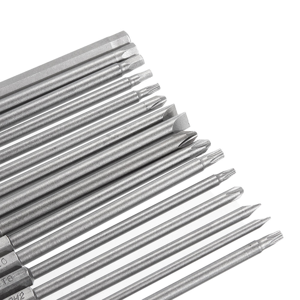16pcs 100mm Screwdriver Bits Set Torx Hex Screwdriver Bit
