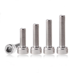 M3SH10 50Pcs M3 304 Stainless Steel 10-20mm Hex Socket Cap Head Screw Bolts Nut Optional Length