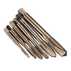 M3-M10 HSS Co M35 Machine Sprial Point Taps Metric Screw Tap Right Hand Thread Plug Tap Drill
