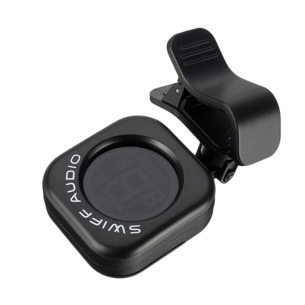 Mini Clip-On Tuner Colorful Screen 5 Tuning Modes Tuner for Ukulele Guitar Bass Violin