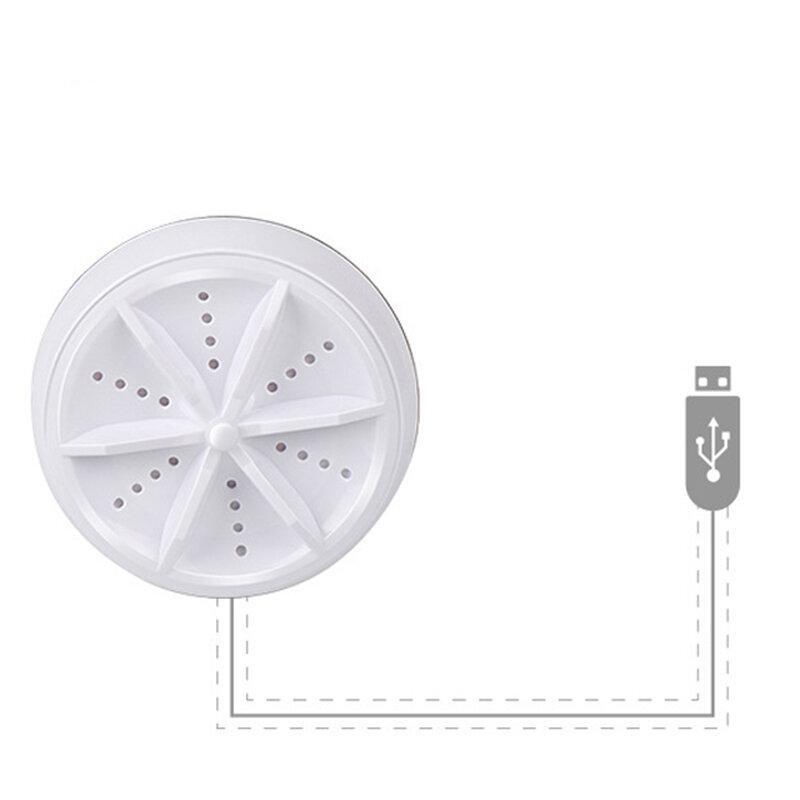 Portable Mini Turbine Clothes Washing Machine Compact Ultrasonic Washer