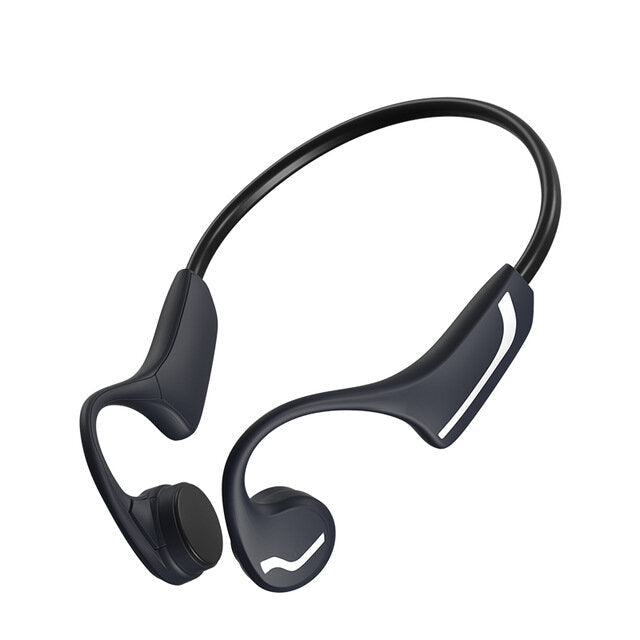 Bone Conduction Stereo Wireless Headphones Bluetooth 5.0 Earphones Sports Waterproof Headset With Microphone