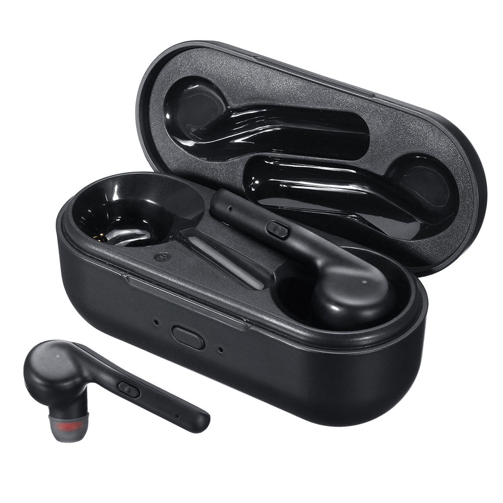 Portable TWS Wireless Bluetooth 5.0 Earphone Heavy Bass Stereo Bilateral Calls Headphone with Charging Box