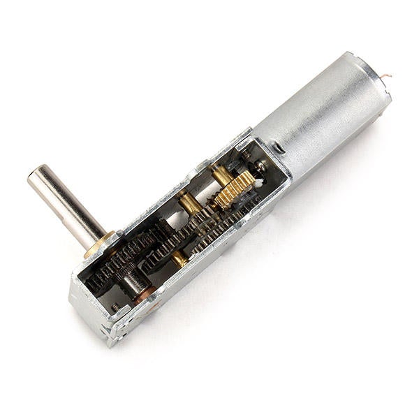 Low Speed High Torque Turbo Motor DC 12V 13rpm Worm Gear Reducer