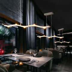 85CM 125CM Modern LED Chandelier Pendant Light Fixture Restaurant Bedroom Living Room Light Hanging Lamp AC85-265V