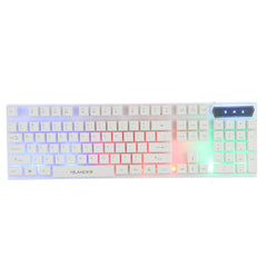 104 Keys Wired Keyboard and Mouse Set Rainbow Backlight USB 1000DPI Gaming Keyboard for Home Office Computer Supplies