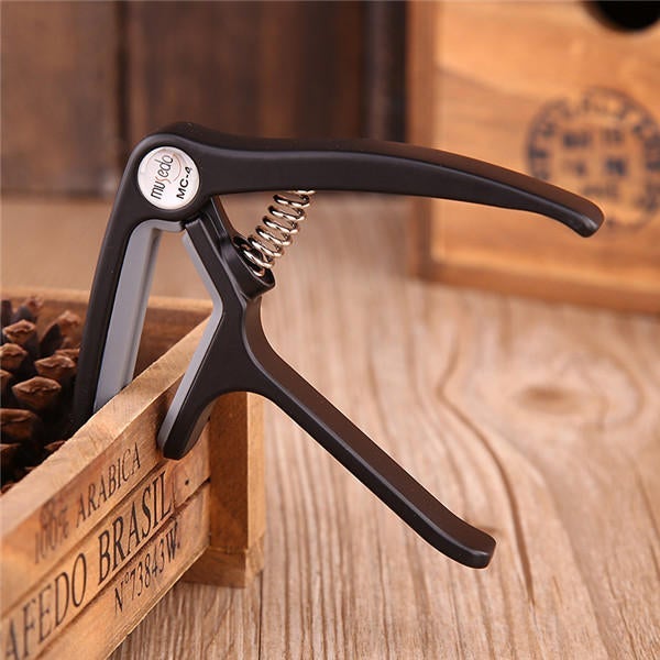 Soft Silica Metal Quick Change Key Capo for Classical Folk Guitar