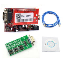 Car UPA USB ECU Programmer Diagnostic Tool V1.3 With Full Adapter