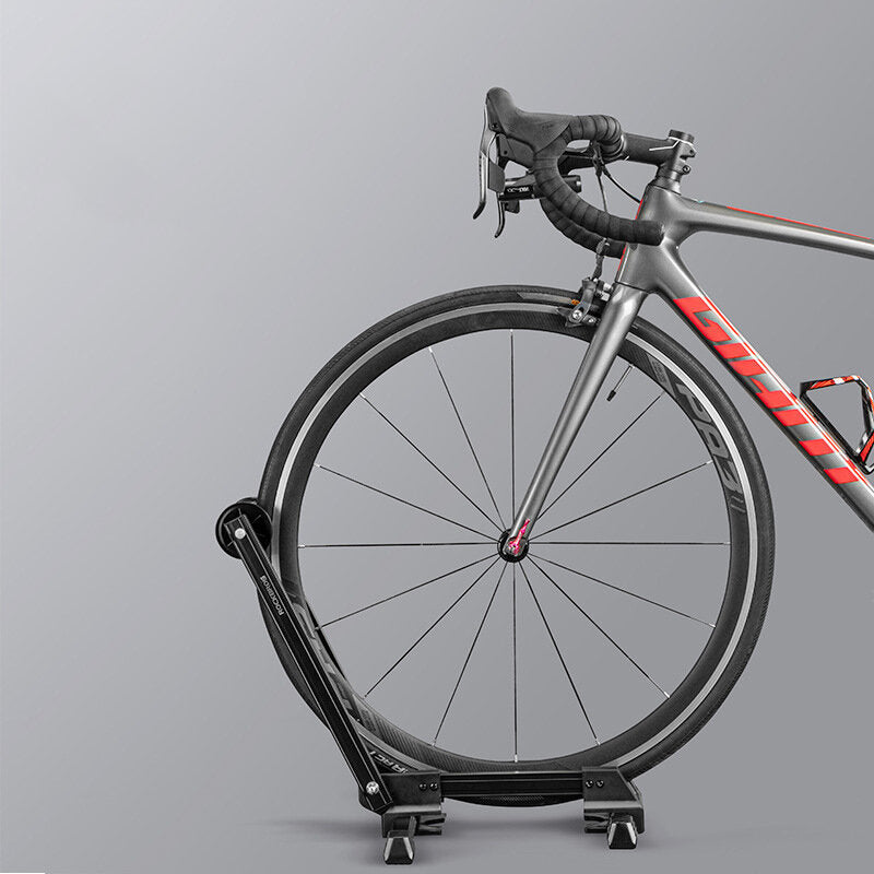 Bike Rack Adjustable Folding Double Pole Universal Repair Stand Holder