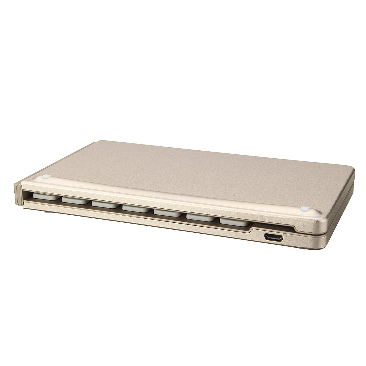 Small Size Foldable Bluetooth Aluminum Alloy Bottom Shell Keyboard