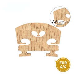 Violin Bridge Selected AA Grade Maple Bridge French Style For 4/4 Violin Use