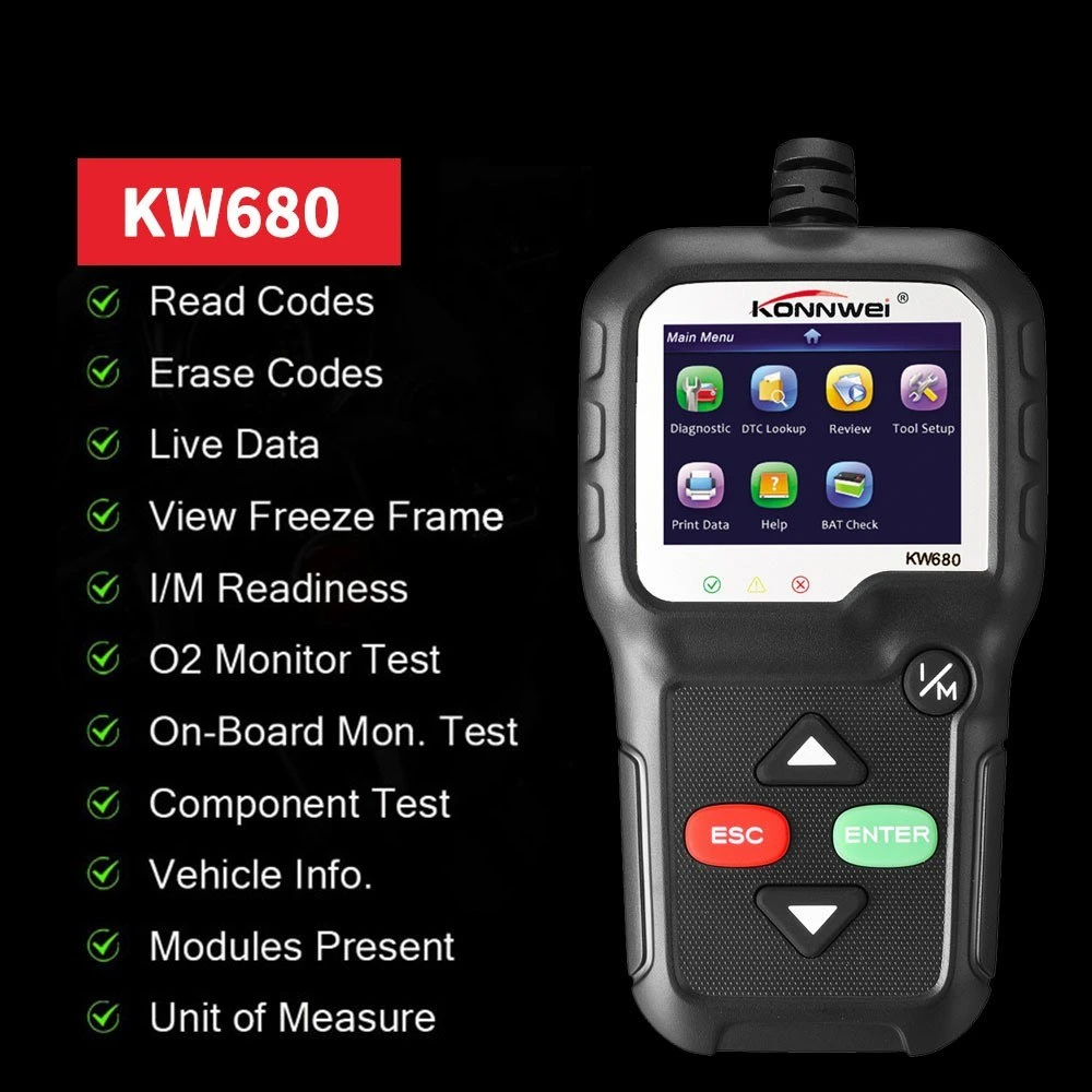 OBDII CAN Diagnostic Tool Car Code Reader for Cars