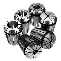 7/16 Collet Chuck Holder with 6pcs Spring Collet Set for CNC Milling Tool