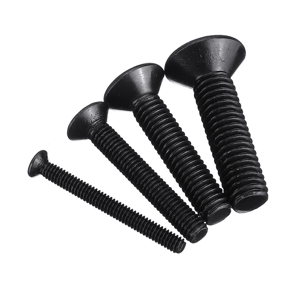 1060Pcs M2 M3 M4 M5 Carbon Steel Flat Head Countersunk Hex Socket Screw Hex Screw Metric 10.9 Grade