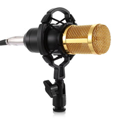 Microphone Kit Condenser Sound Recording Microphone With Phantom Power For Radio Braodcasting Singing Recording KTV Karaoke Mic