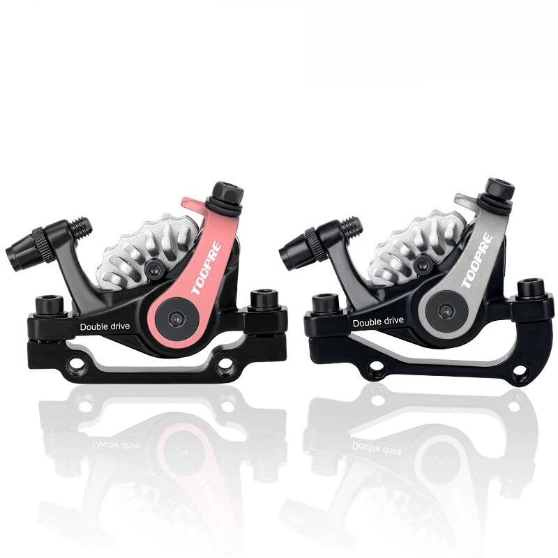 MTB Bicycle Mountain Bike Dual Drive Disc Brake Groupset Universal Electric Bicycle Scooter Bilateral Piston Drive Brake Caliper
