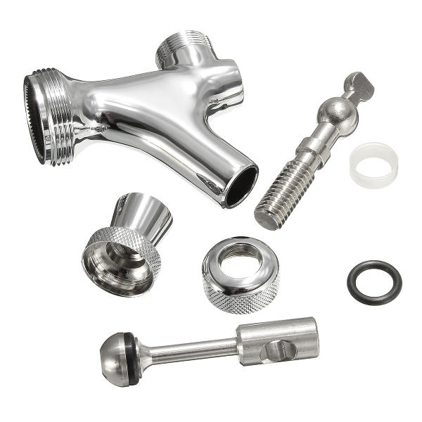 Chrome Draft Home Brew Beer Faucet Tap for Kegerator Tower