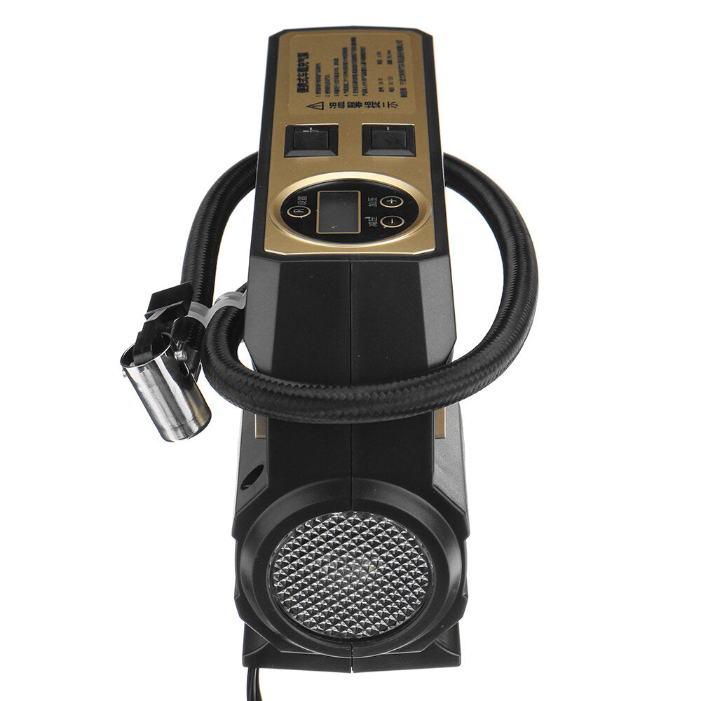 12V 200PSI Automatic Tire Inflator Electric Car Air Pump Compressor Portable Digital