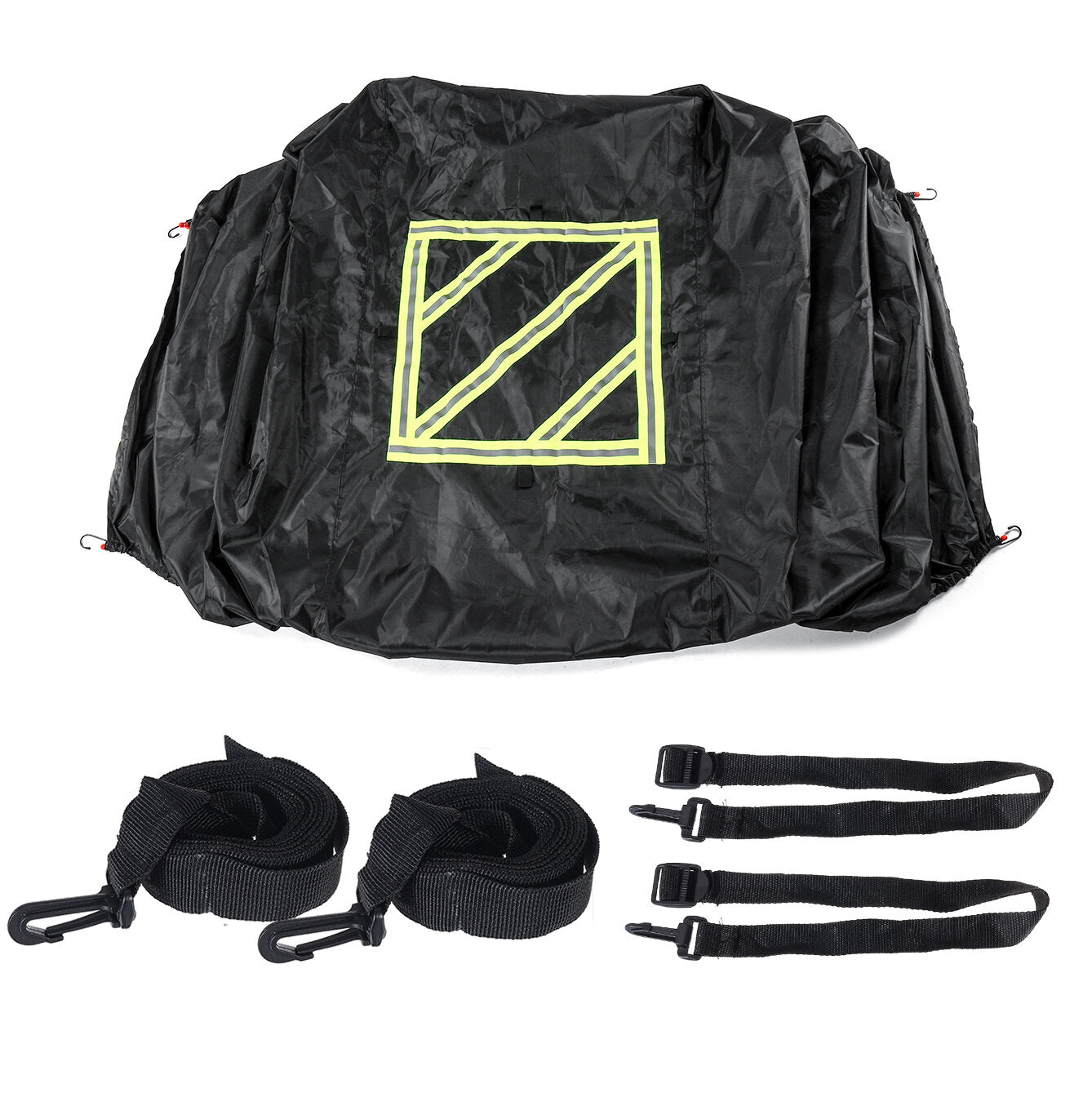 Protective Cover With Reflective Sign 2-3 Bikes For Motorhome Bike Waterproof Sunscreen