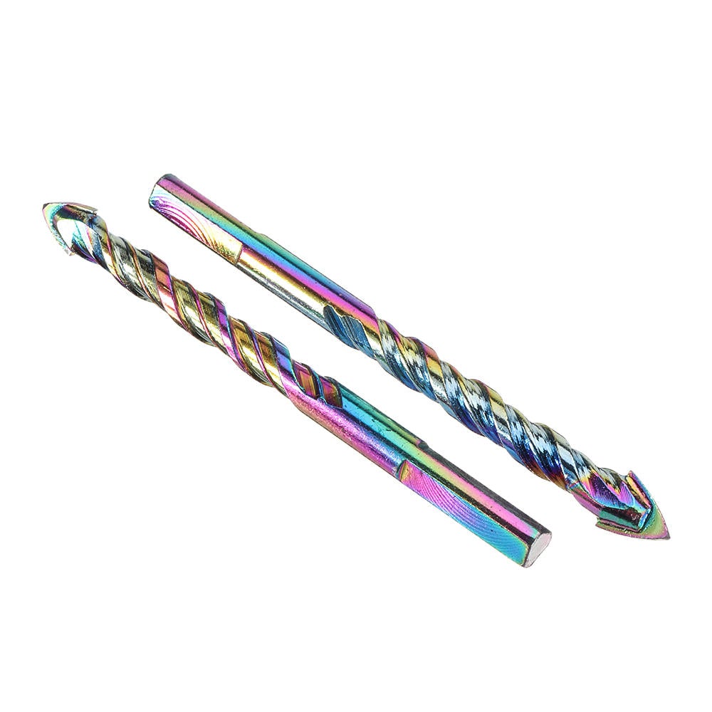 6-12mm Colorful Triangular Ceramic Tile Drill Bit 6/8/10/12mm Glass Drill Tool for Glass Wood Tiles Marble