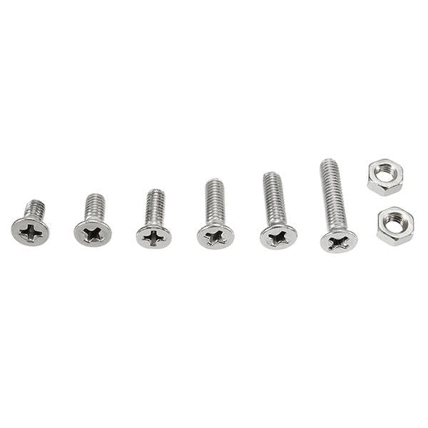 M4SP2 M4 Stainless Steel Phillips Flat Head Screws Bolts Nuts Assortment Kit 250Pcs