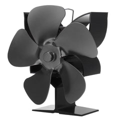 5 Leaves Stove Fan Heat Powered Energy Saving Fireplace Ecofan