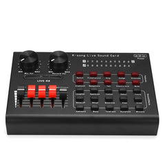 15 Sound Effects Bluetooth Live Sound Card Audio Mixers Webcast Headset Mic Voice Control for Phone Computer