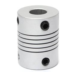 5pcs 5mm x 8mm Aluminum Flexible Shaft Coupling OD19mm x L25mm CNC Stepper Motor Coupler Connector