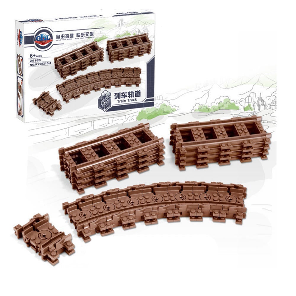 Classic Electric Train Track Blocks Set Toys for Kids Gift