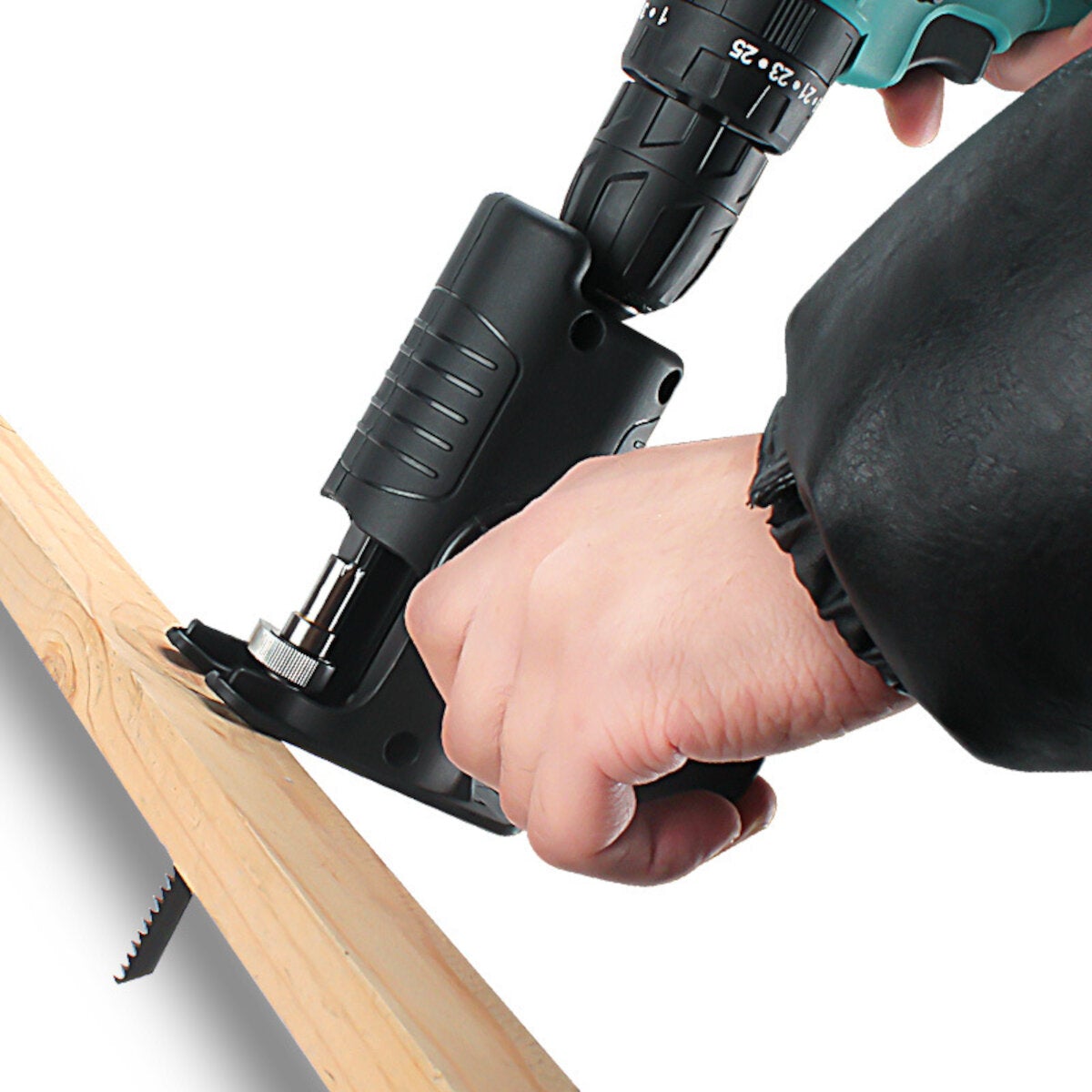 Reciprocating Saw Attachment Adapter Change Electric Drill Into Reciprocating Saw for Wood Cutting