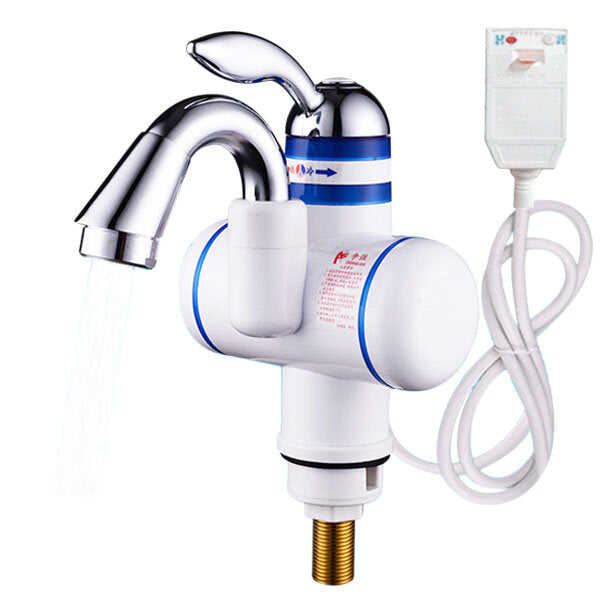 3 Seconds Instant Electric Shower Water Heater Tankless Faucet Bathroo Wate