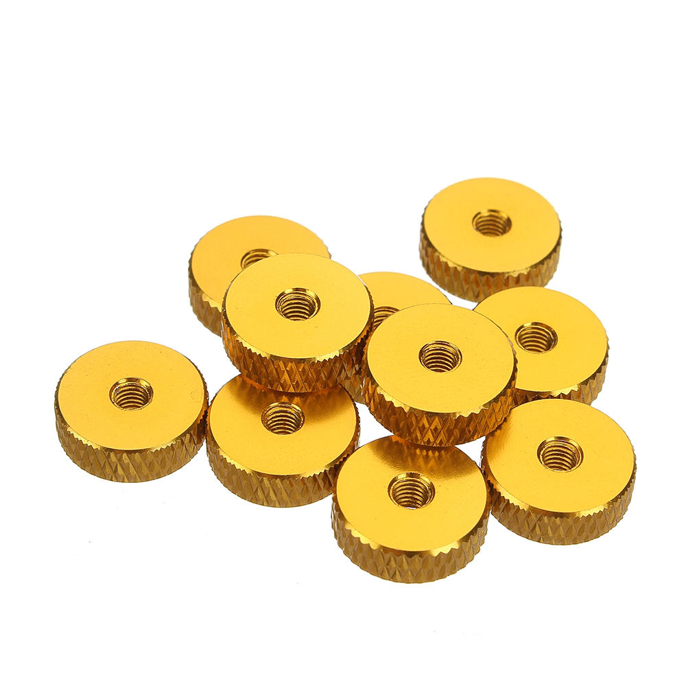 M4AN2 10Pcs M4 Big Cup Head Screw Washer Spacer Bolt Gasket Aluminum Alloy Multicolor